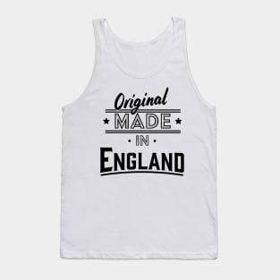 Original Made in England retro logo. Tank Top